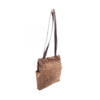 Bottega Veneta Shoulder Bag Leopard Brown Nylon Leather — view 2