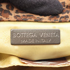 Bottega Veneta Shoulder Bag Leopard Brown Nylon Leather — view 4