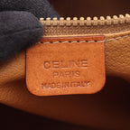 Celine Boston Bag Macadam Brown Canvas Leather Mini — view 4
