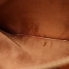 Celine Boston Bag Macadam Brown Canvas Leather Mini — view 5