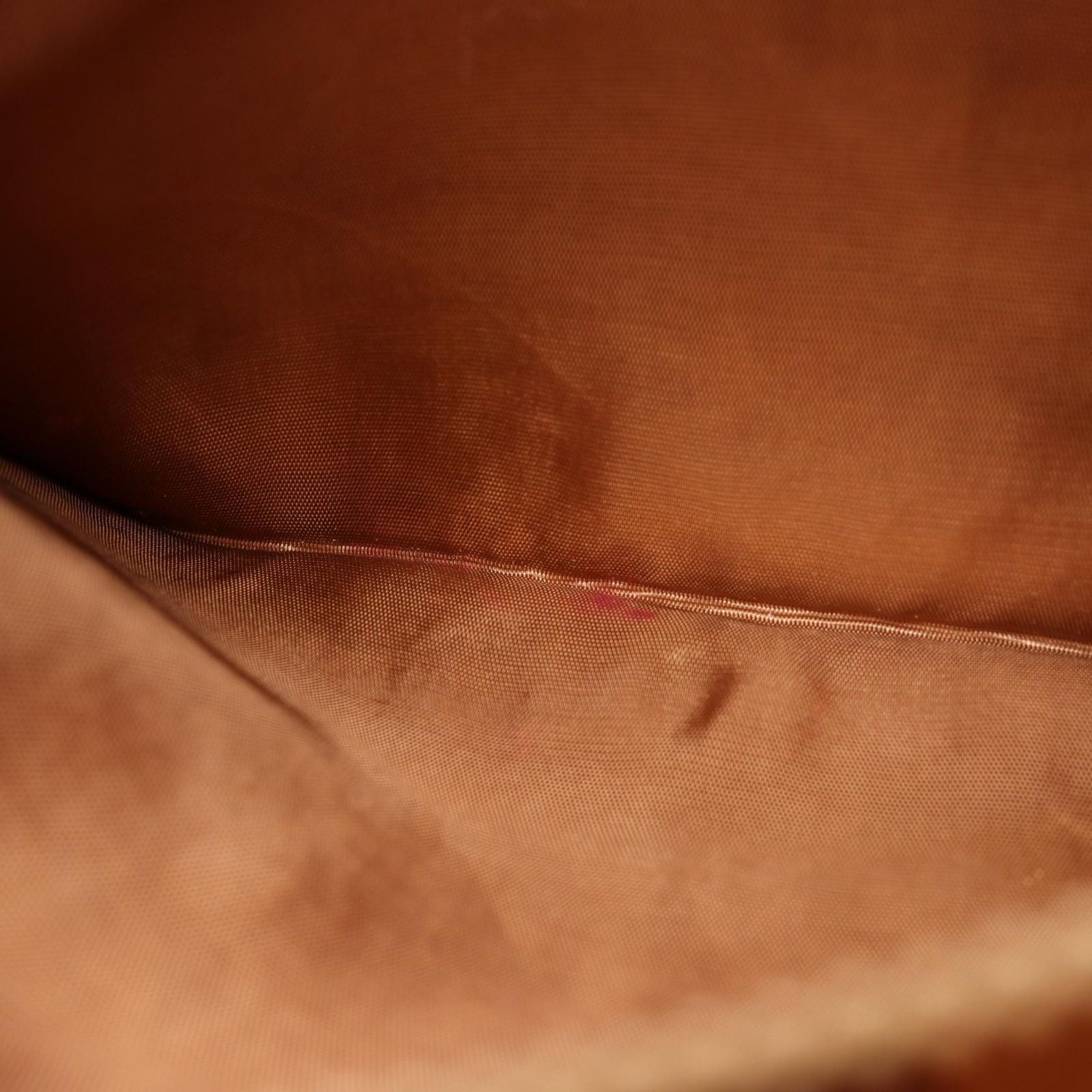 Celine Boston Bag Macadam Brown Canvas Leather Mini — view 5