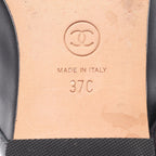 Chanel Mules CC Logo Pearl Leather Sandals — view 6