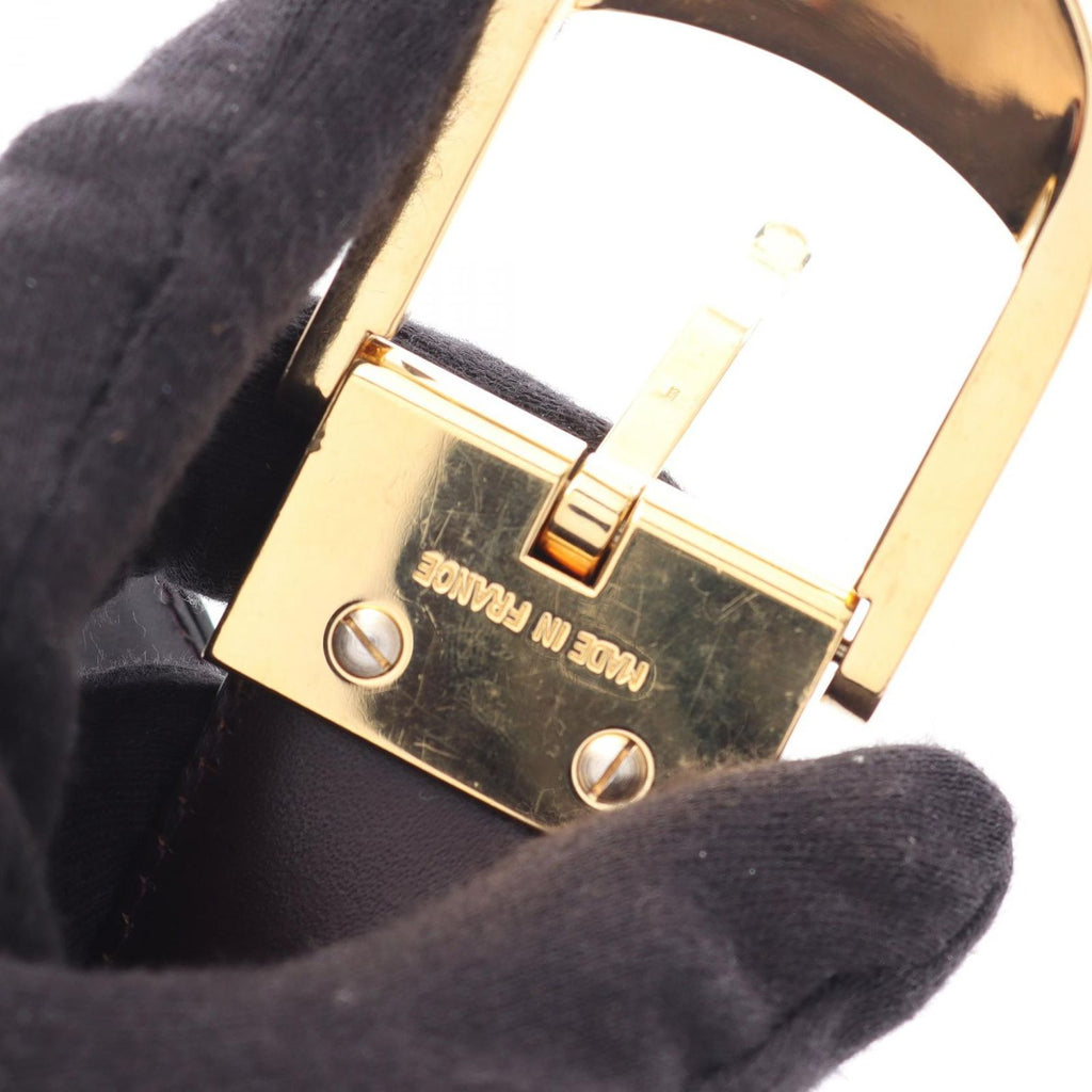 Louis Vuitton Belt Ceinture Classic Taiga Acajou Leather — view 7