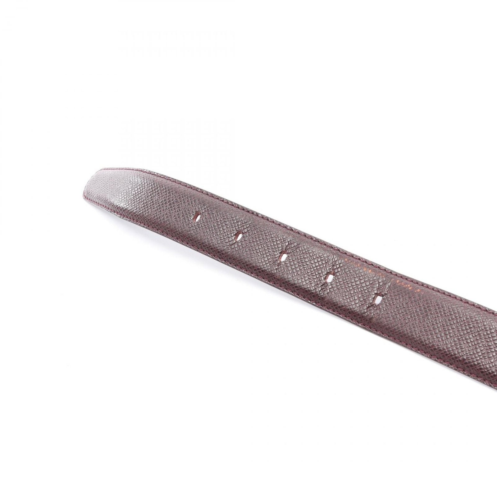 Louis Vuitton Belt Ceinture Classic Taiga Acajou Leather — view 3