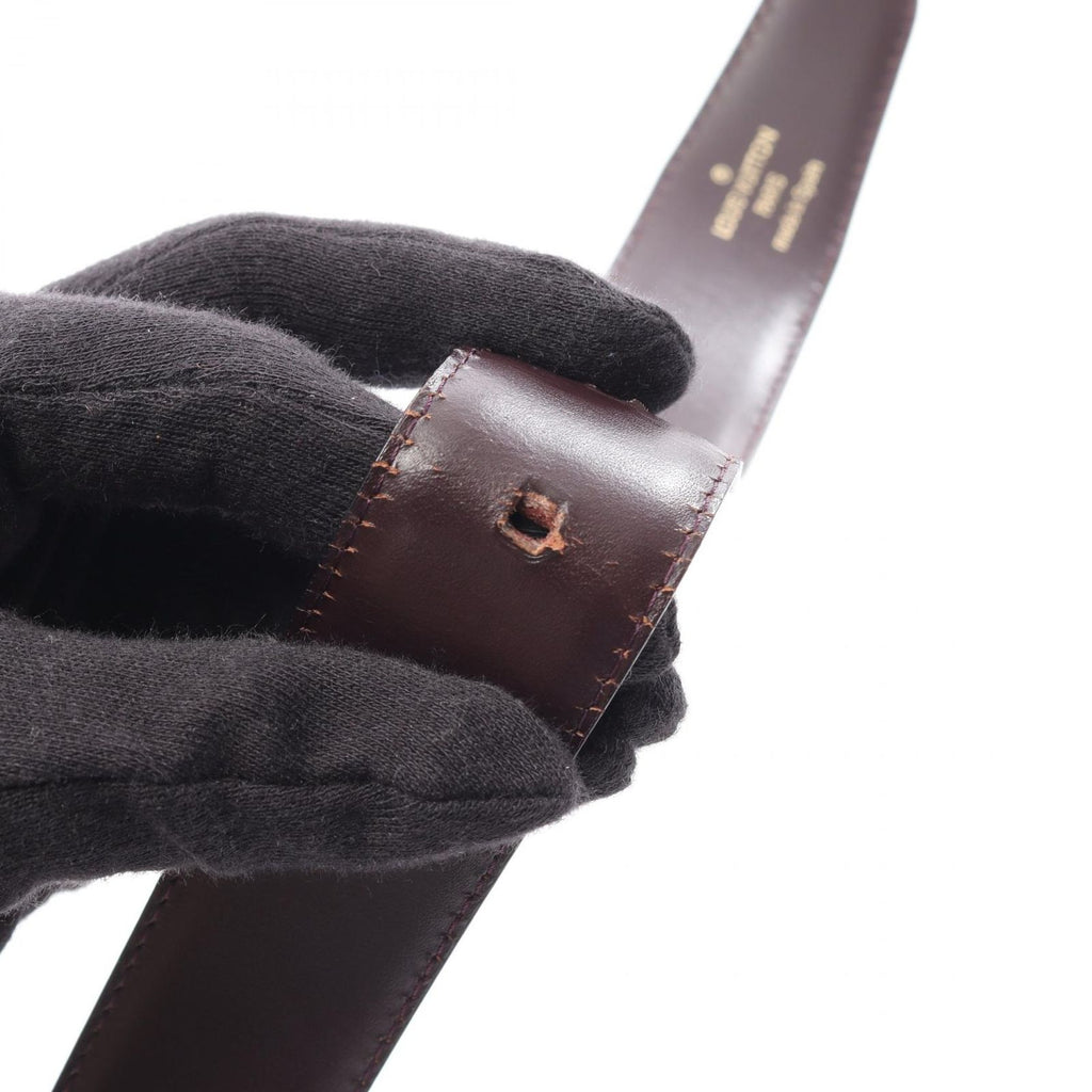 Louis Vuitton Belt Ceinture Classic Taiga Acajou Leather — view 9