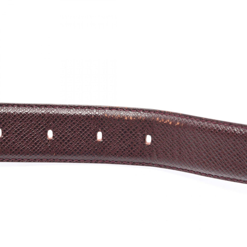 Louis Vuitton Belt Ceinture Classic Taiga Acajou Leather — view 8