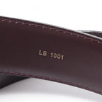 Louis Vuitton Belt Ceinture Classic Taiga Acajou Leather — view 5