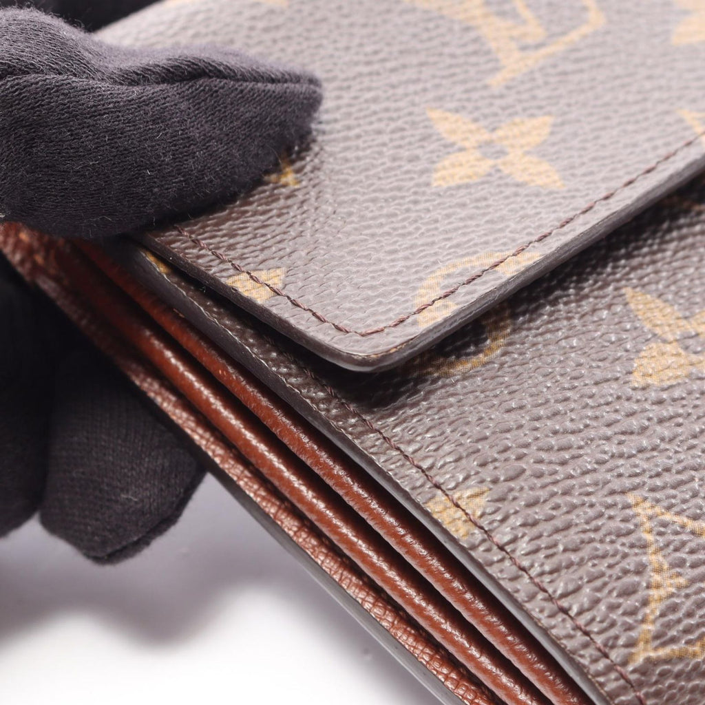 Louis Vuitton Bifold Wallet Pochette Porto Monet Cles Canvas — view 9