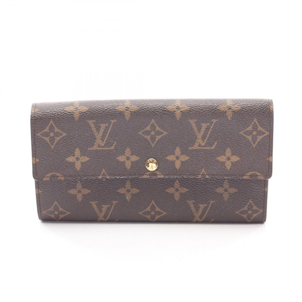 Louis Vuitton Bifold Wallet Pochette Porto Monet Cles Canvas