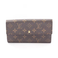 Louis Vuitton Bifold Wallet Pochette Porto Monet Cles Canvas
