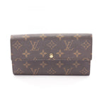 Louis Vuitton Bifold Wallet Pochette Porto Monet Cles Canvas