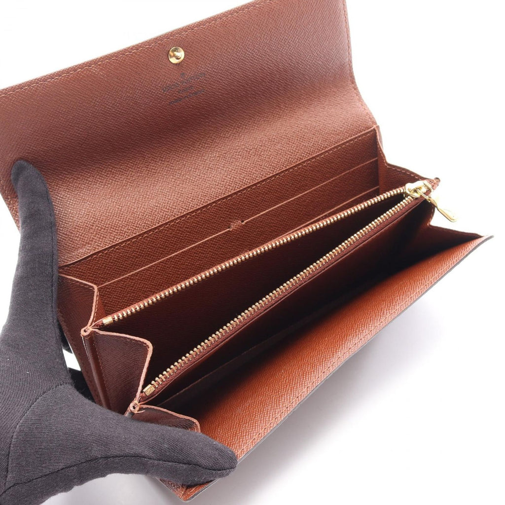 Louis Vuitton Bifold Wallet Pochette Porto Monet Cles Canvas — view 3