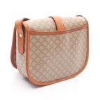 Celine Shoulder Bag Macadam Beige Canvas Leather Triomphe — view 2