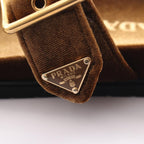 Prada Sandals Triangle Logo Fabric — view 9