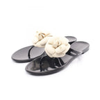 Chanel Sandals Camellia White