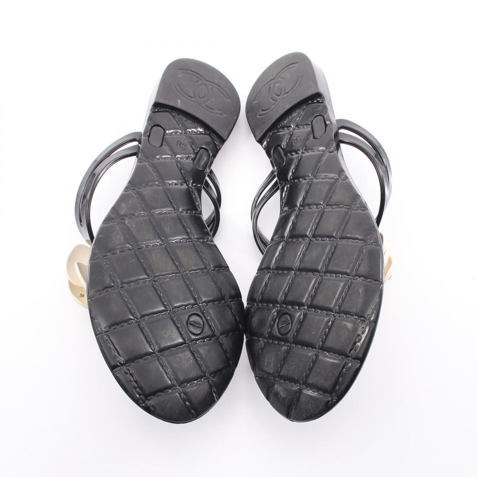 Chanel Sandals Camellia White — view 4