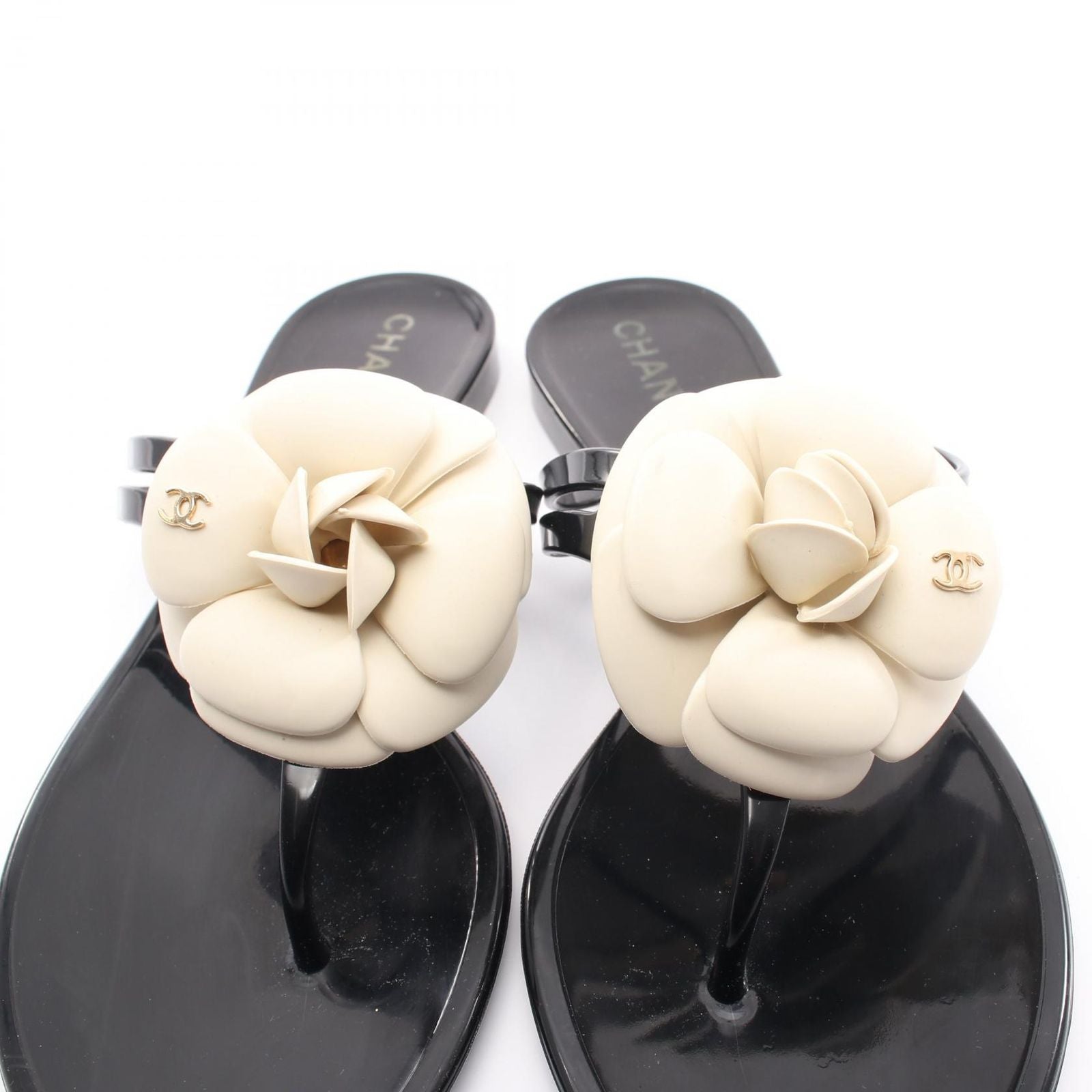 Chanel Sandals Camellia White — view 9