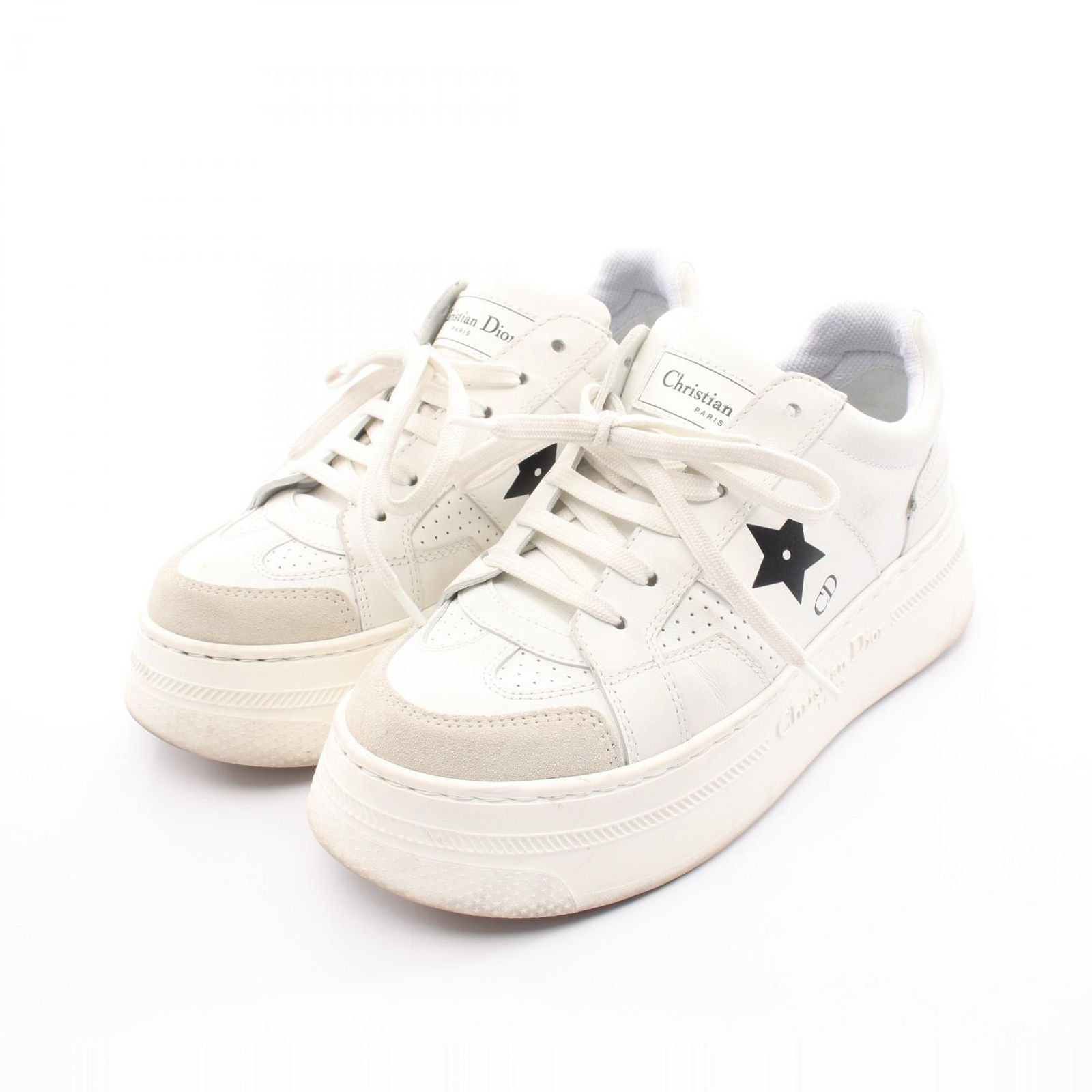 Dior Sneakers Star Platform White Leather