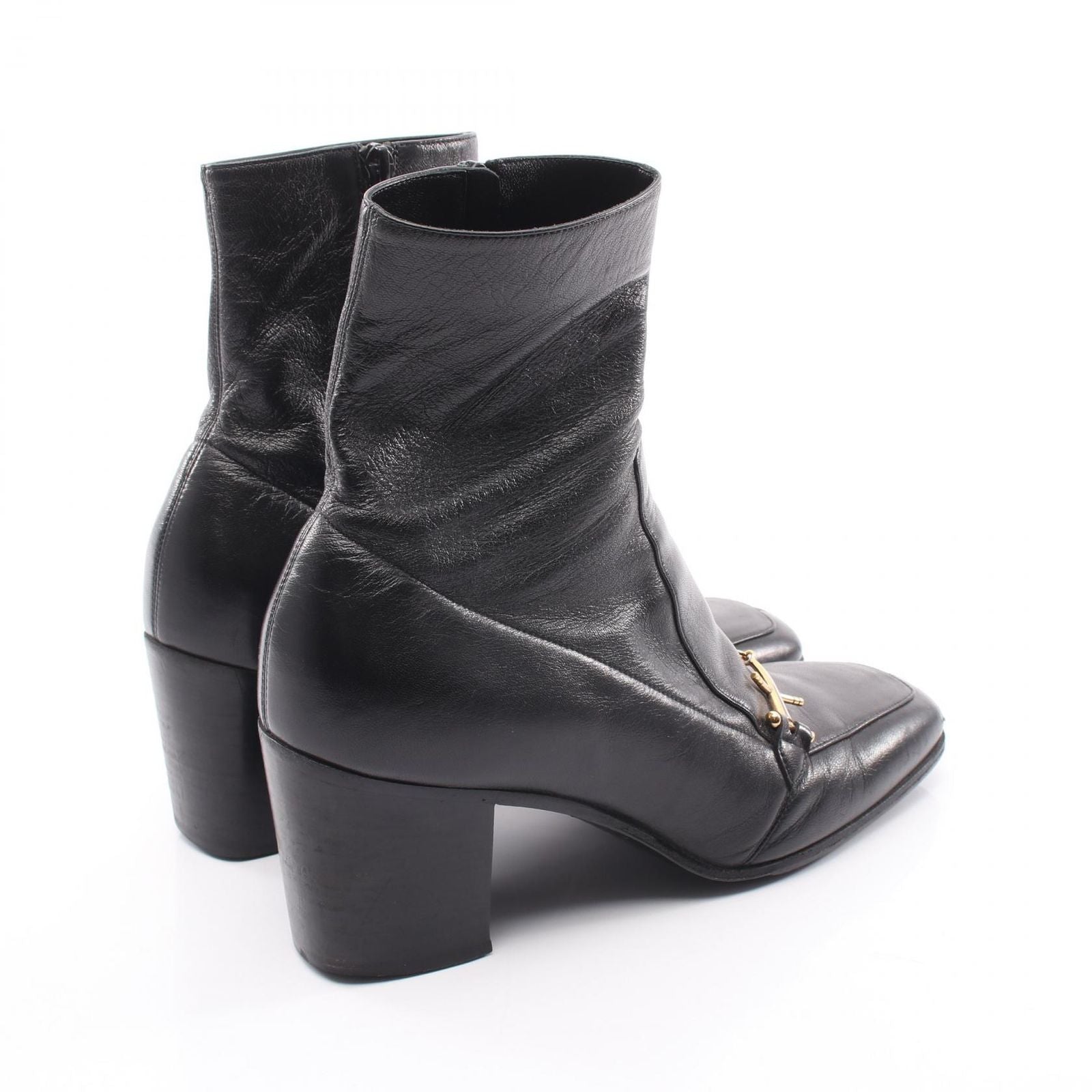Saint Laurent Paris Boots Elbio Leather — view 2