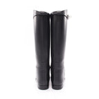 Hermes Boots Jumping Kelly Black Leather Long — view 6