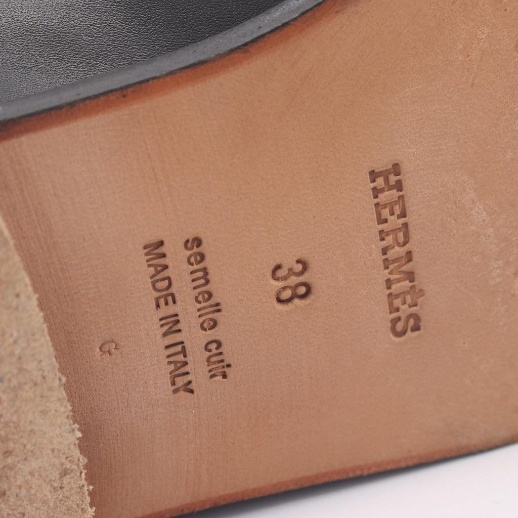 Hermes Boots Jumping Kelly Black Leather Long — view 5