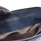 Bottega Veneta Clutch Intrecciato Navy Leather — view 6