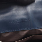 Bottega Veneta Clutch Intrecciato Navy Leather — view 4