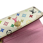 Louis Vuitton Key Case Monogram Multicolor Multicles 4 Rich Initial Key Holder — view 7