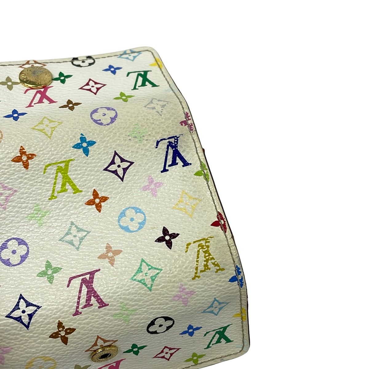 Louis Vuitton Key Case Monogram Multicolor Multicles 4 Rich Initial Key Holder — view 9
