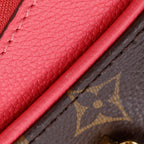 Louis Vuitton Pallas BB 2-Way Shoulder Monogram Canvas Aurore Brown Handbag — view 7
