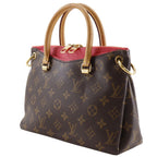 Louis Vuitton Pallas BB 2-Way Shoulder Monogram Canvas Aurore Brown Handbag — view 2