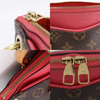 Louis Vuitton Pallas BB 2-Way Shoulder Monogram Canvas Aurore Brown Handbag — view 8