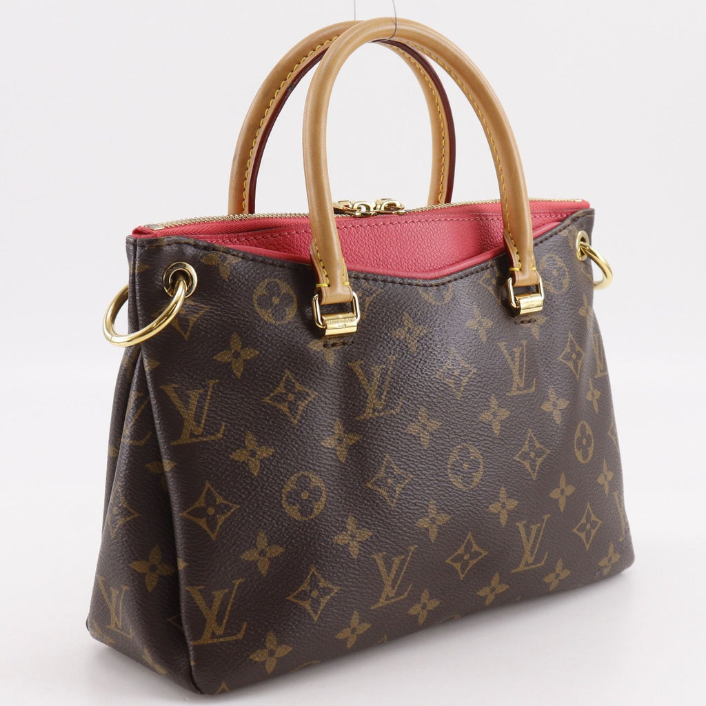 Louis Vuitton Pallas BB 2-Way Shoulder Monogram Canvas Aurore Brown Handbag — view 3