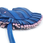 Hermes Gigi Savannah Bag Charm Agno Milo Blue Saffiano France Mauve Sylvestre — view 6
