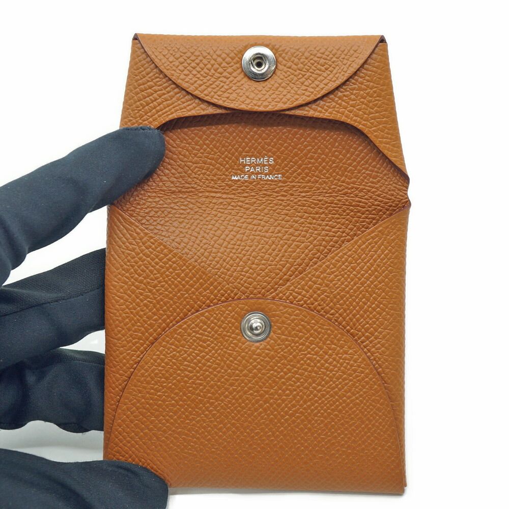 Hermes Bastia Gold Coin Case Silver — view 6