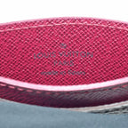 Louis Vuitton Monogram Card Case Holder Sample Brown Red — view 7