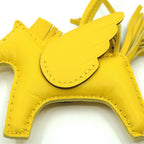 Hermes Pegasus PM Bag Charm Strap Yellow Construction Leather Agneau Milo — view 4