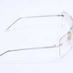 Dior Rimless Sunglasses Silver Gray Gradient Lens Eyewear — view 4
