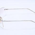 Dior Rimless Sunglasses Silver Gray Gradient Lens Eyewear — view 5