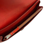 Hermes Wallet Dogon GM Vermillion Silver — view 4