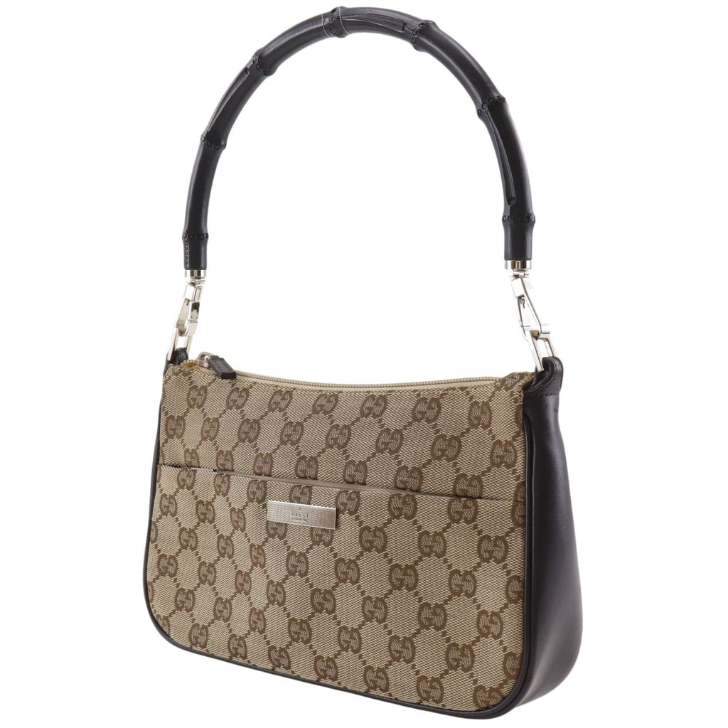 Gucci Bamboo 001.387 GG Canvas Brown Shoulder — view 2