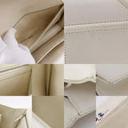 Dior Diorama Large Cannage Chain Shoulder Calf White — view 8