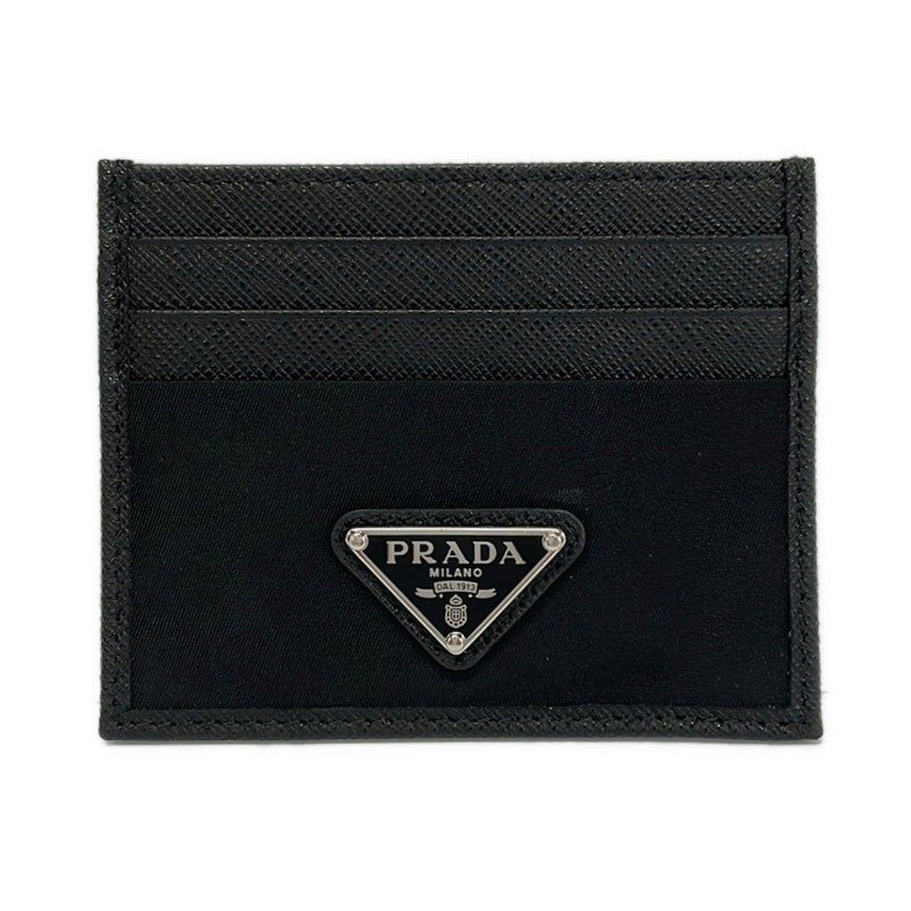 Prada Card Case Black Leather