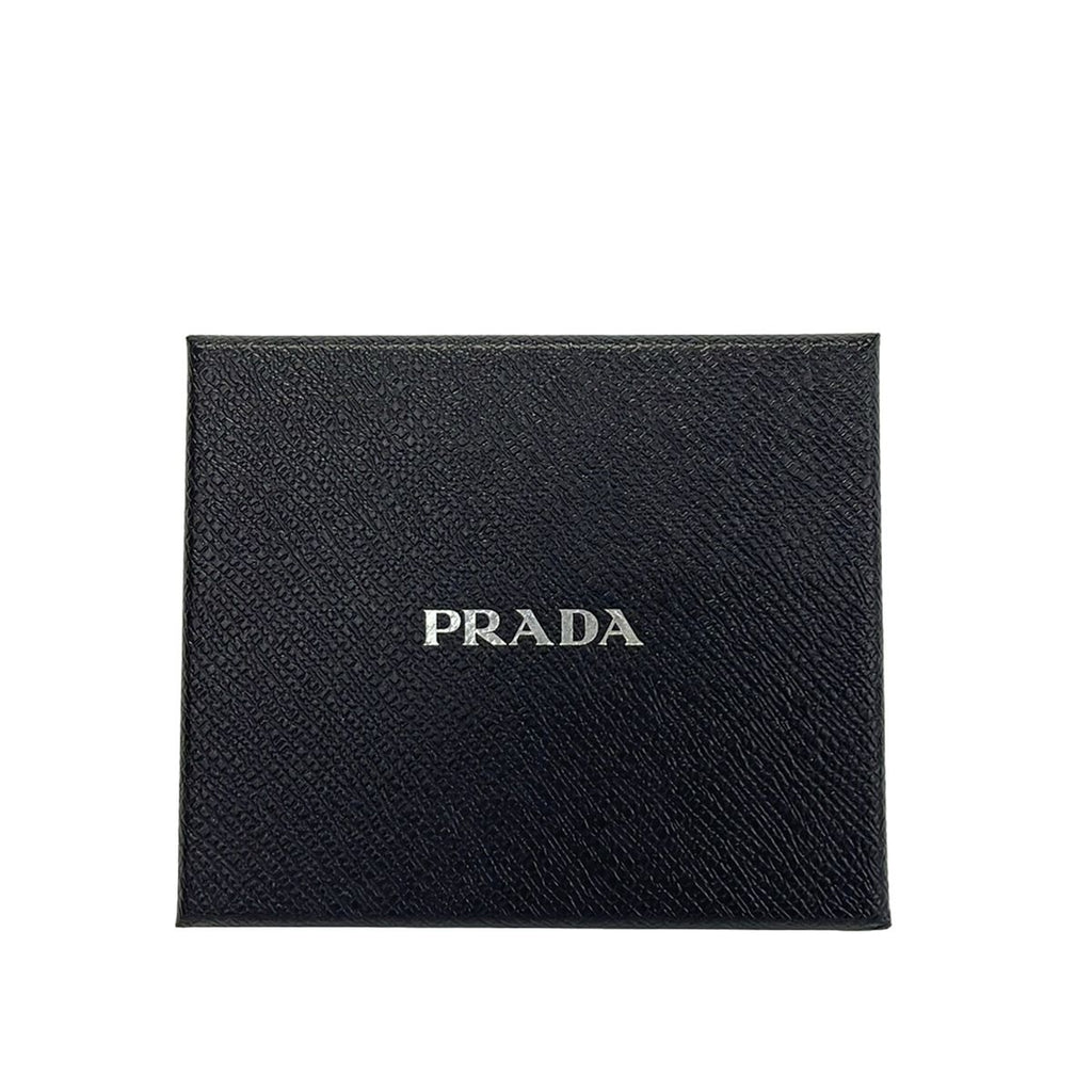 Prada Card Case Black Leather — view 5