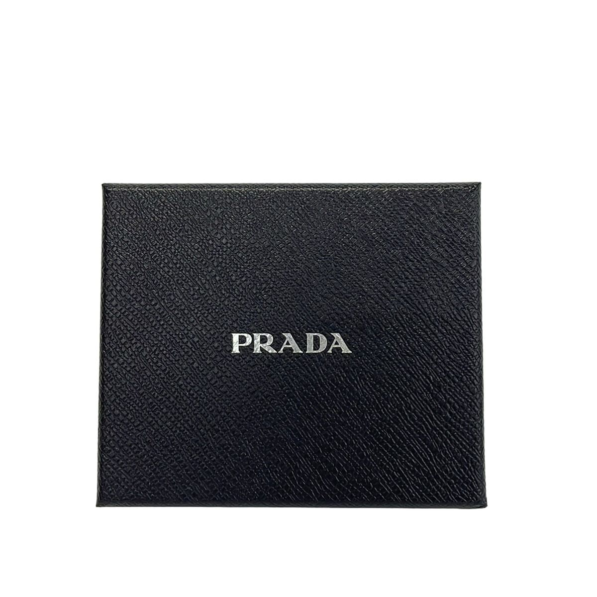 Prada Card Case Black Leather — view 5