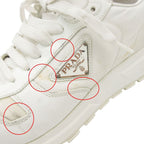 Prada Sneakers Prax 01 Re-Nylon Triangle Logo Shoes White 8 — view 7