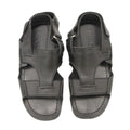 Prada Sandals Logo Leather Shoes Black 7