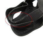 Prada Sandals Logo Leather Shoes Black 7 — view 8