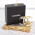 Chanel CC Logo Brooch Acrylic Clear Vintage