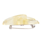 Chanel CC Logo Brooch Acrylic Clear Vintage — view 8